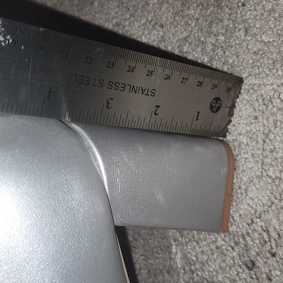 Silver Thigh High Boots - Picture 9 of 9